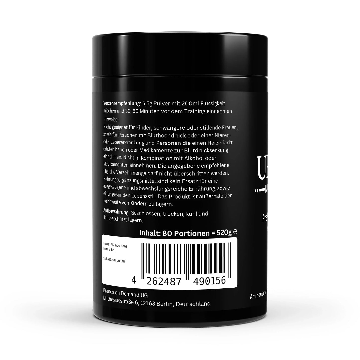 ⚡ Pre-Workout Booster – Ябълка – 520 g - urmax