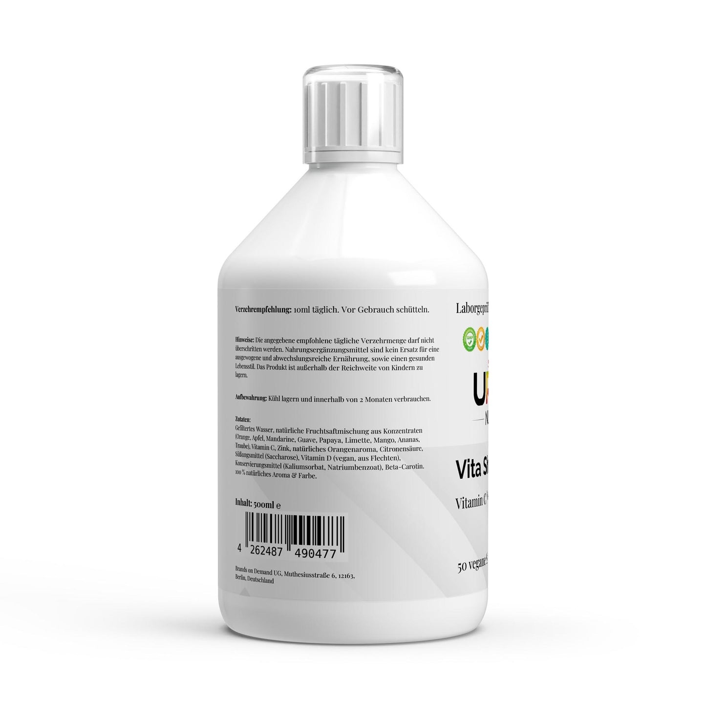 π Vita Shield PLUS+ Shots β Π€ΠΎΡΠΌΡΠ»Π°, ΡΡΠ·Π΄Π°Π΄Π΅Π½Π° Π΄Π° ΠΏΠΎΠ΄ΠΊΡΠ΅ΠΏΡ Π½ΠΎΡΠΌΠ°Π»Π½Π°ΡΠ° ΡΡΠ½ΠΊΡΠΈΡ Π½Π° ΠΈΠΌΡΠ½Π½Π°ΡΠ° ΡΠΈΡΡΠ΅ΠΌΠ°, Π΄Π° Π΄ΠΎΠΏΡΠΈΠ½Π°ΡΡ Π·Π° ΠΏΠΎΠ΄Π΄ΡΡΠΆΠ°Π½Π΅ΡΠΎ Π½Π° ΠΊΠΎΡΡΠΈΡΠ΅ ΠΈ Π·Π° Π·Π°ΡΠΈΡΠ° Π½Π° ΠΊΠ»Π΅ΡΠΊΠΈΡΠ΅ ΠΎΡ ΠΎΠΊΡΠΈΠ΄Π°ΡΠΈΠ²Π΅Π½ ΡΡΡΠ΅Ρ. Fresh Orange β 500 ml - urmax