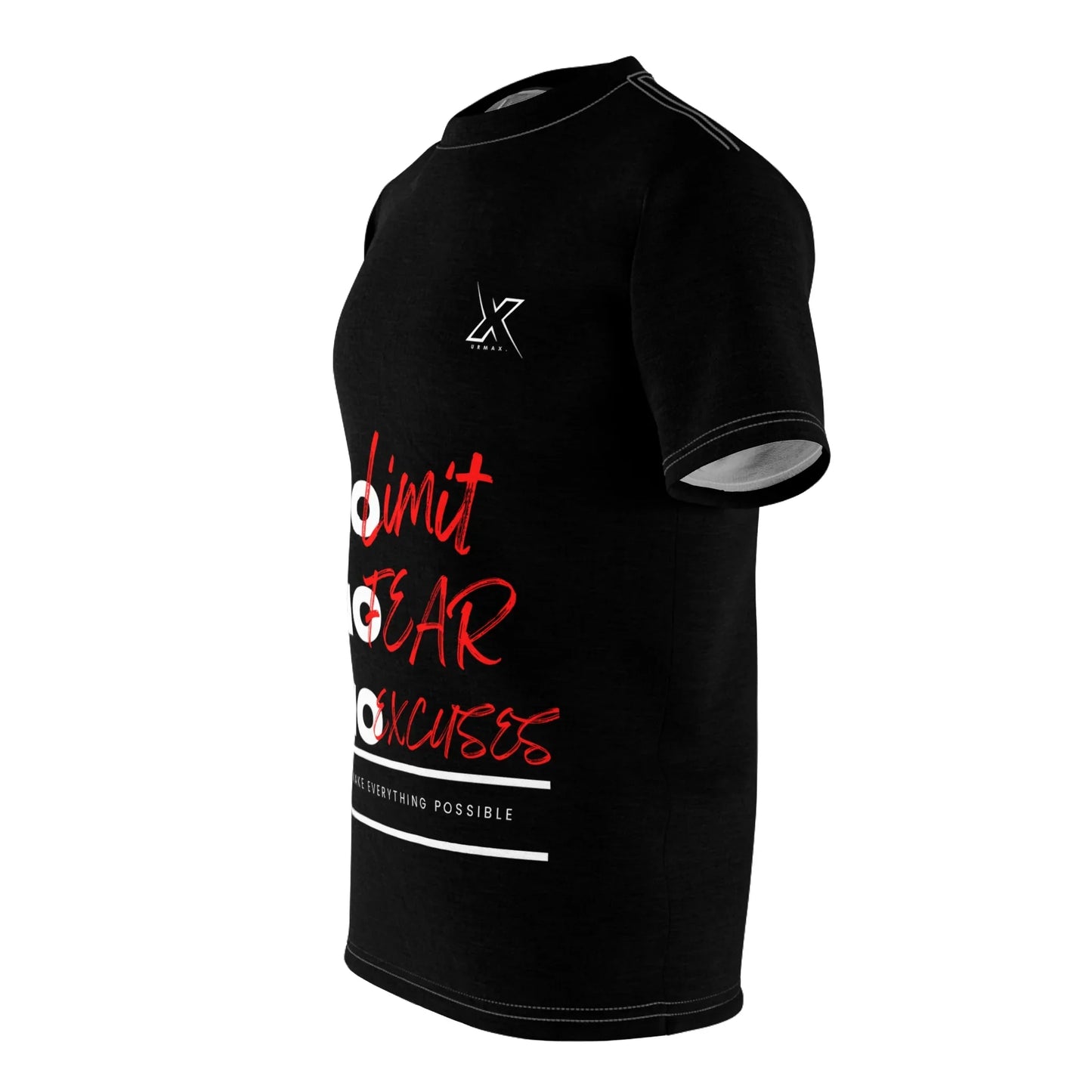 No Limit, No Fear, No Excuses – URMAX™ Fitness AOP T-Shirt - urmax