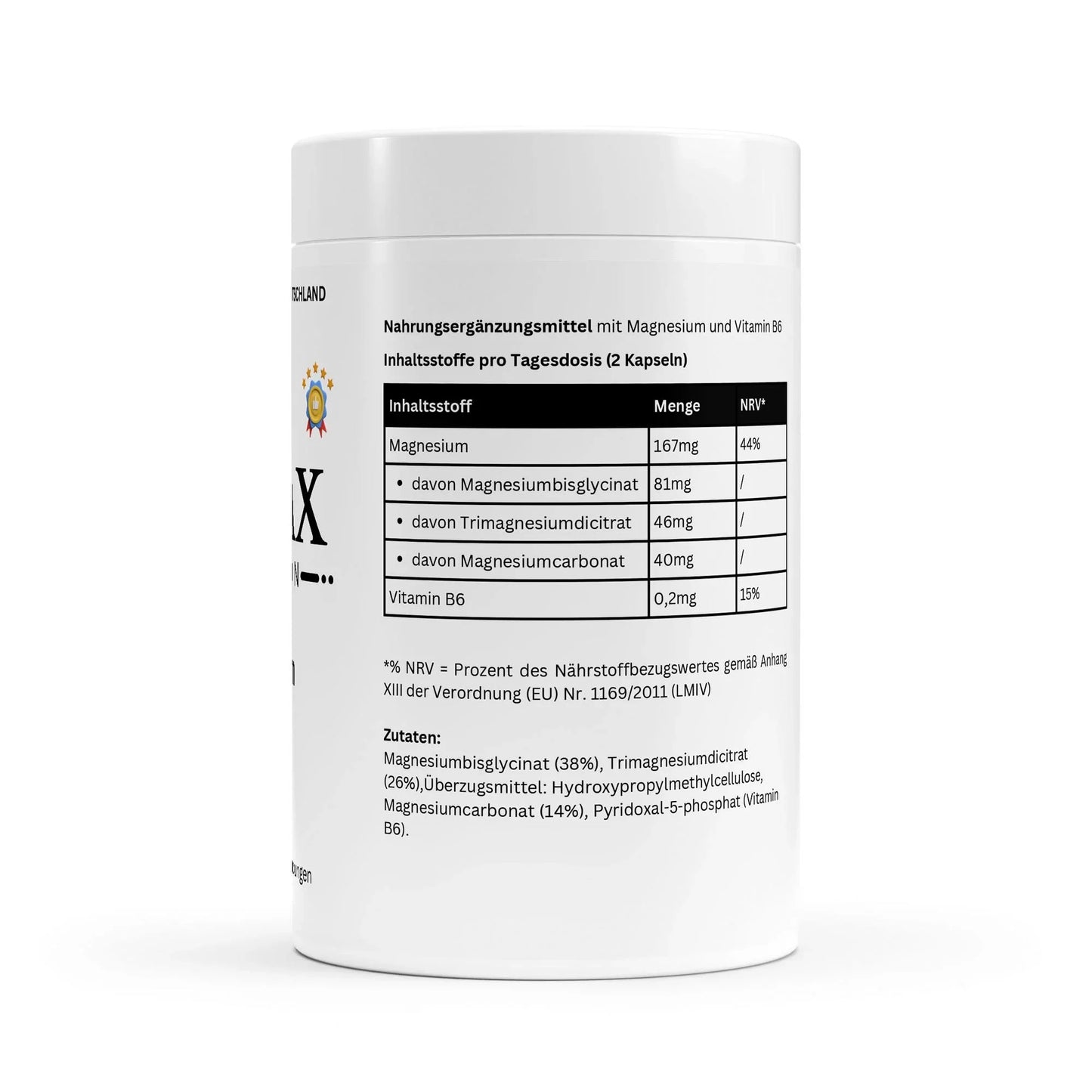 ⚡ Магнезиев Комплекс + Витамин B6 – Енергия, нервна система и мускули – в оптимална дневна формула! 90 капсули - urmax