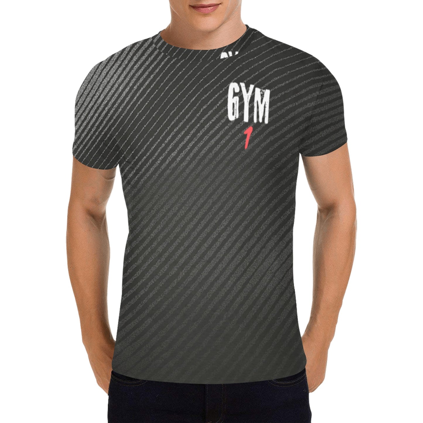 Gym Freak Performance Tee – Carbon Shadow