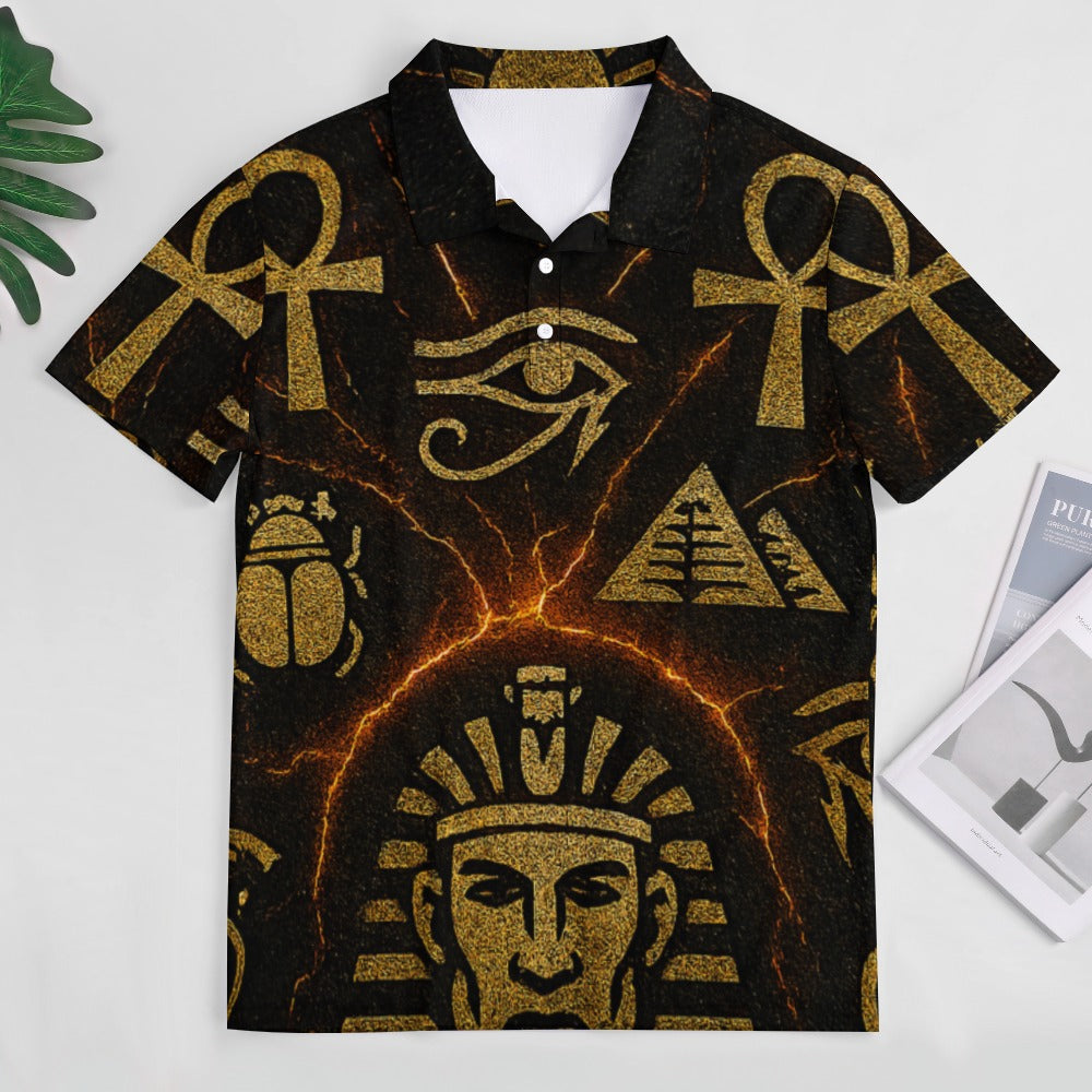 Pharaoh Fire Polo Shirt – огнена енергия и древна сила