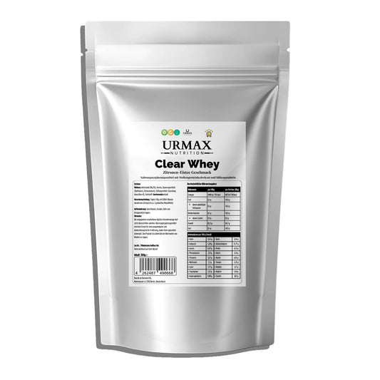 Clear Whey Protein – Леден чай с лимон,Свежест с ударна сила. Протеин, който освежава и зарежда. 500g - urmax