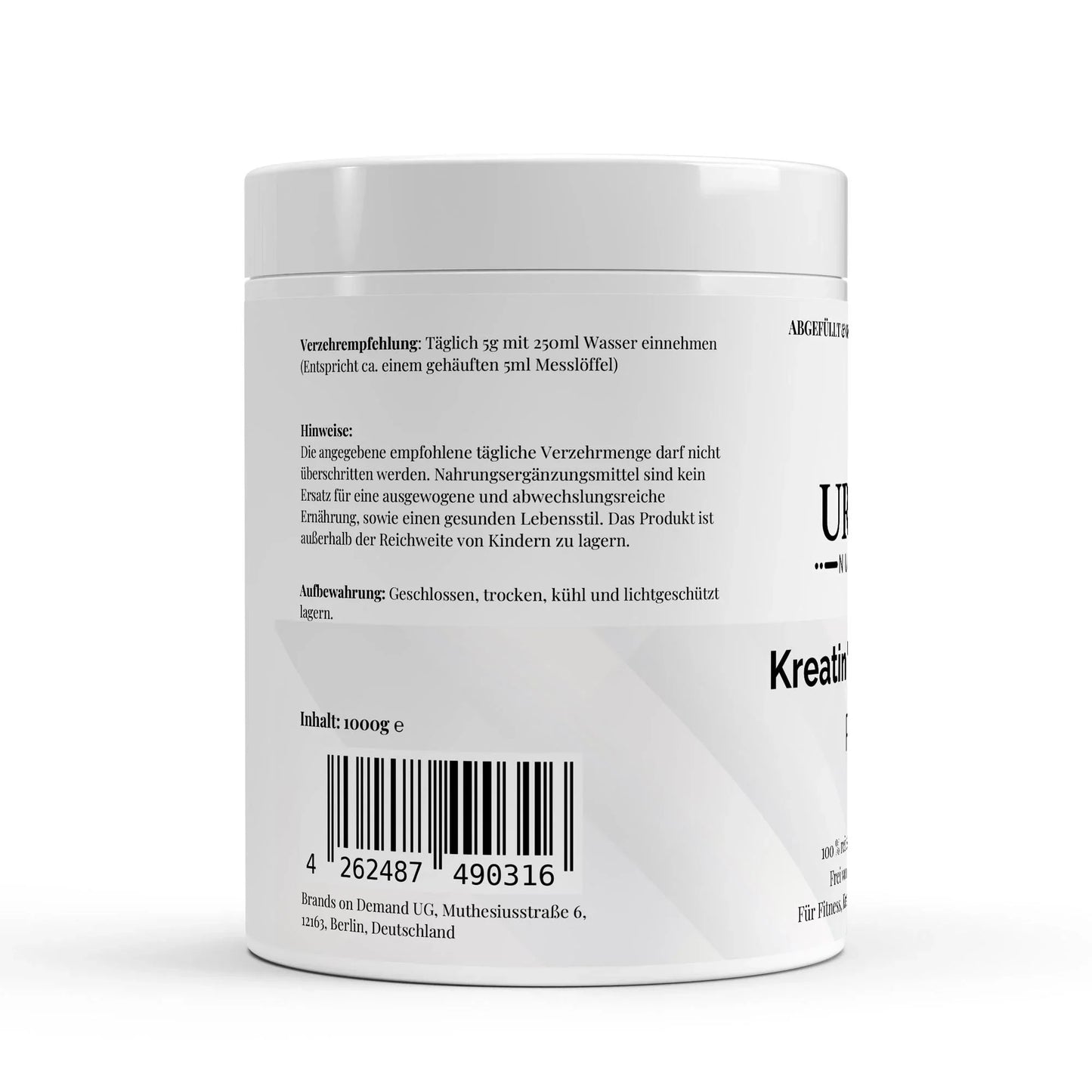 ⚙️ Креатин Монхидрат – 1000 g - urmax