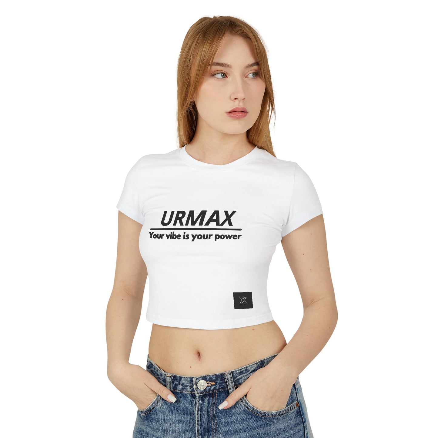 URMAX™ Women's Baby T-Shirt – Your Vibe is Your Power