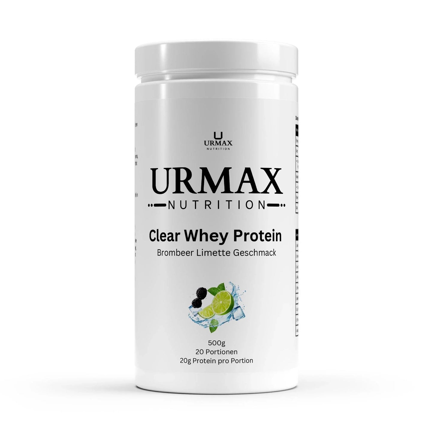 💧 Clear Whey Protein – Къпина и лайм – 500g - urmax