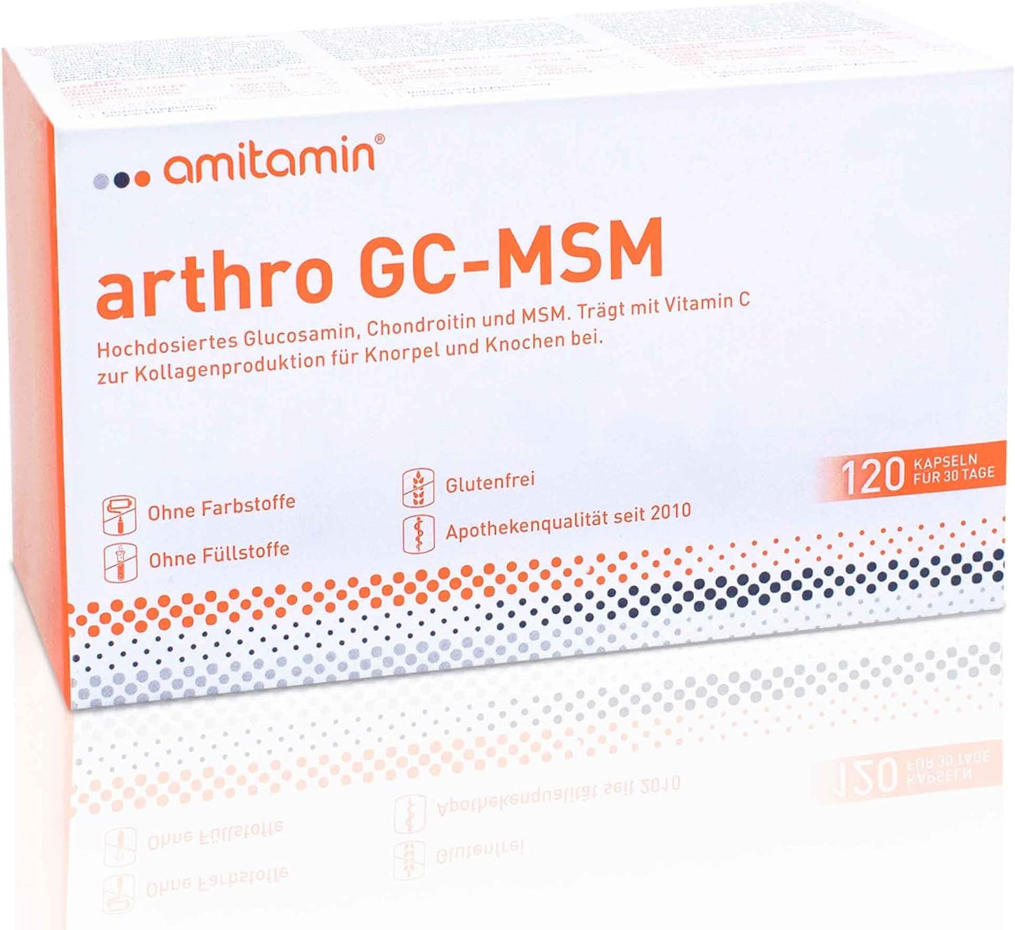 🔹 amitamin® arthro GC-MSM – Премиум формула за стави, хрущяли