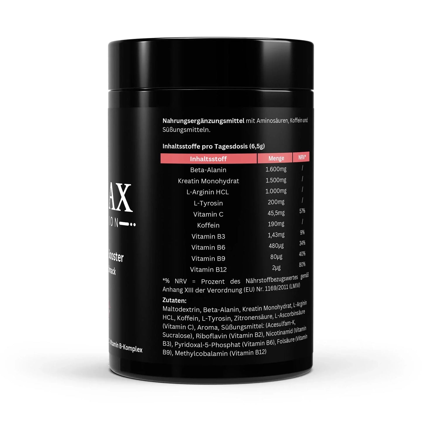 💥 Pre-Workout Booster – Малина – 520 g - urmax