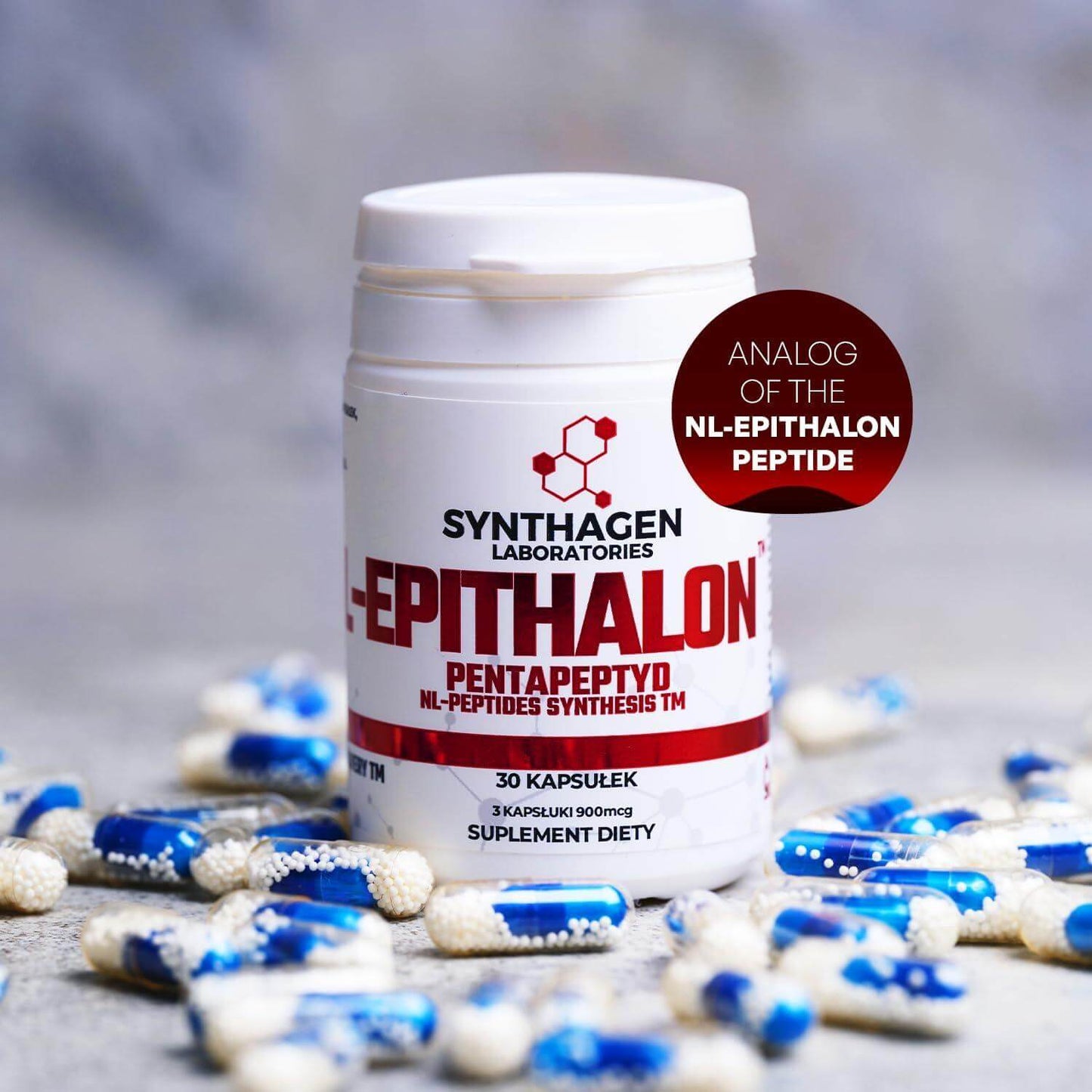 🌟 SYNTHAGEN LABORATORIES - NL-EPITHALON | 30 Капсули | ПЕНТАПЕПТИД ЗА АНТИ-ЕЙДЖ ЕФЕКТ, ДЪЛГОЛЕТИЕ И КАЧЕСТВЕН СЪН 🌟 - urmax
