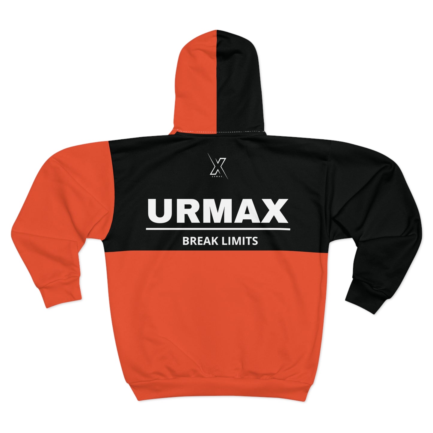 URMAX™ Unisex Zip-Up Sweatshirt – Break Limits Design