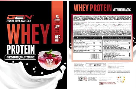 🔥 Whey Protein Complex - 1kg! 💪 Isolate + Concentrate for maximum digestibility and lean muscle mass!