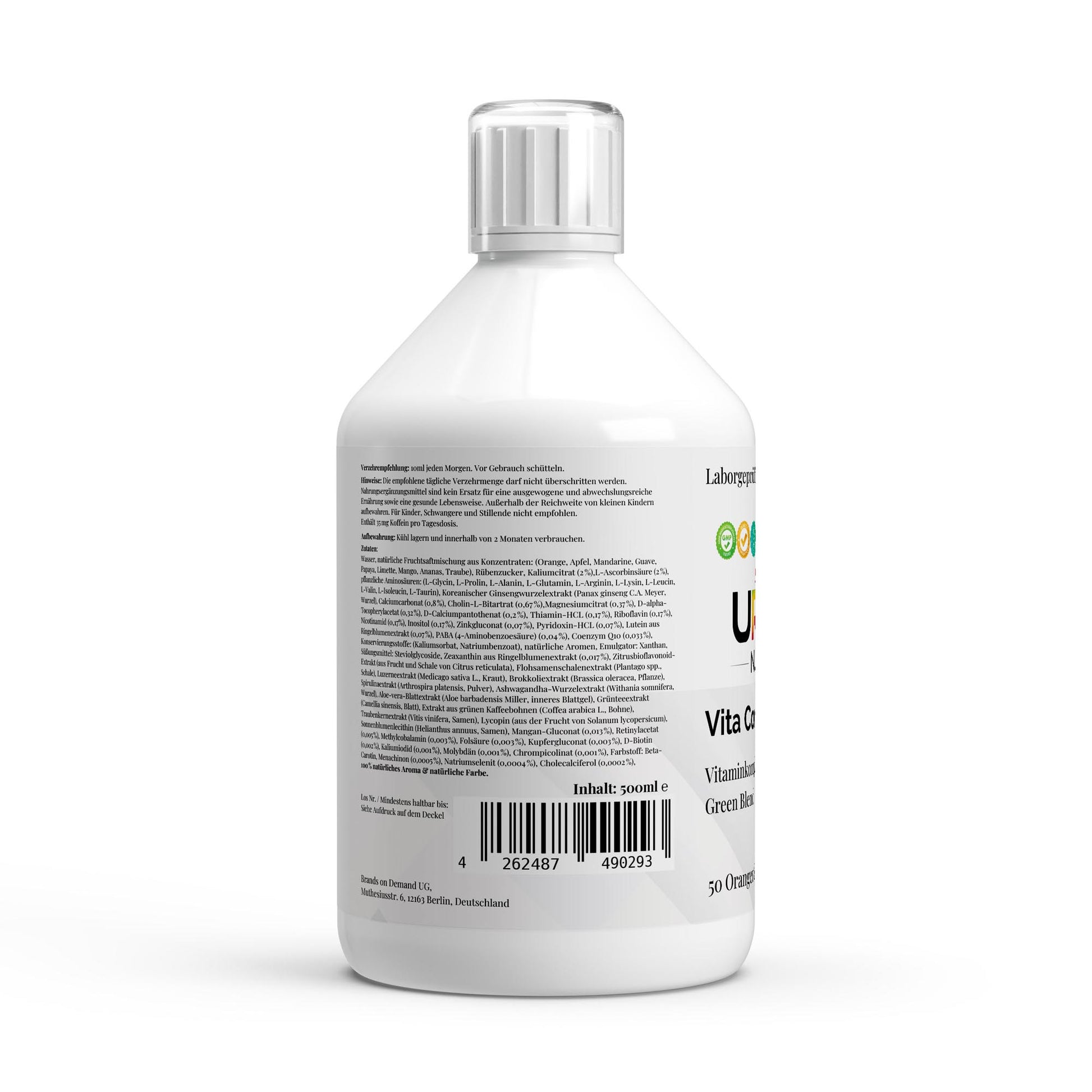 π Vita Complete PLUS+ β ΠΡΠ»Π½ΠΎΡΠ΅Π½Π½Π° Π΄Π½Π΅Π²Π½Π° ΠΏΠΎΠ΄ΠΊΡΠ΅ΠΏΠ° β Π²ΠΈΡΠ°ΠΌΠΈΠ½ΠΈ, ΠΌΠΈΠ½Π΅ΡΠ°Π»ΠΈ, Π°ΠΌΠΈΠ½ΠΎΠΊΠΈΡΠ΅Π»ΠΈΠ½ΠΈ ΠΈ ΡΡΠΏΠ΅ΡΡ
ΡΠ°Π½ΠΈ Π² Π΅Π΄ΠΈΠ½ Π²ΠΊΡΡΠ΅Π½ ΡΠΎΡ!50 Π²Π΅Π³Π°Π½ ΡΠΎΡΠ° β Fresh Orange β 500 ml - urmax