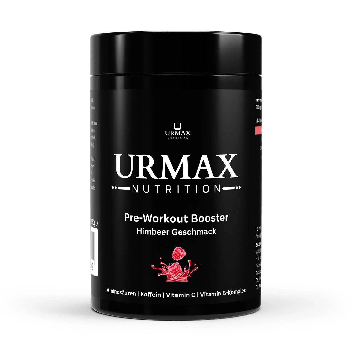💥 Pre-Workout Booster – Малина – 520 g - urmax