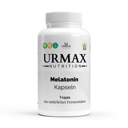 🌙 Melatonin – Бърз сън. Дълбока почивка. Свежо утро. 75 капсули - urmax