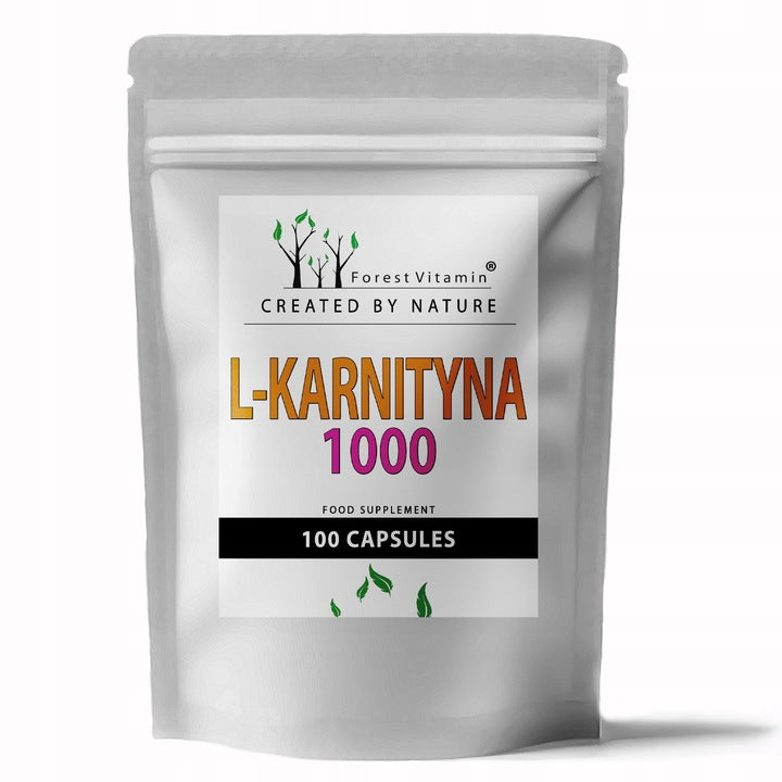 🔥 L-CARNITIN 1000 mg – 100 Kapseln | Waldvitamin