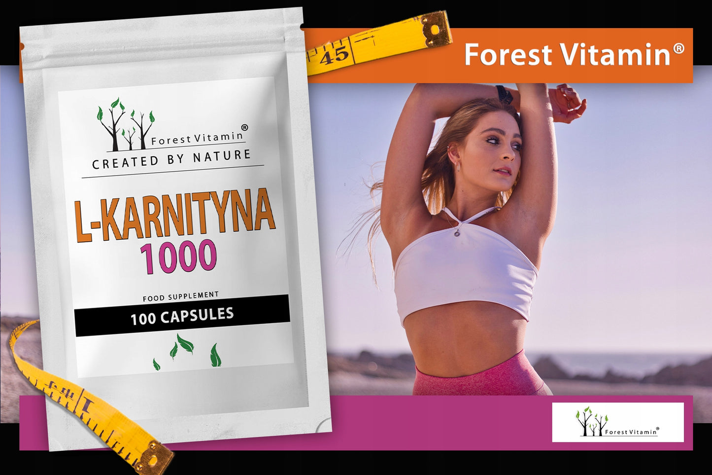 🔥 L-CARNITIN 1000 mg – 100 Kapseln | Waldvitamin