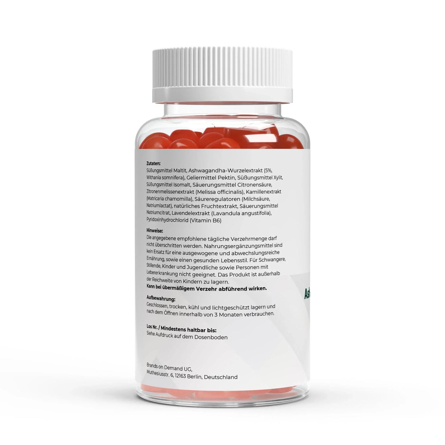 😌 Premium Ashwagandha Gummies 300 mg + Витамин B6 – 60 броя - urmax