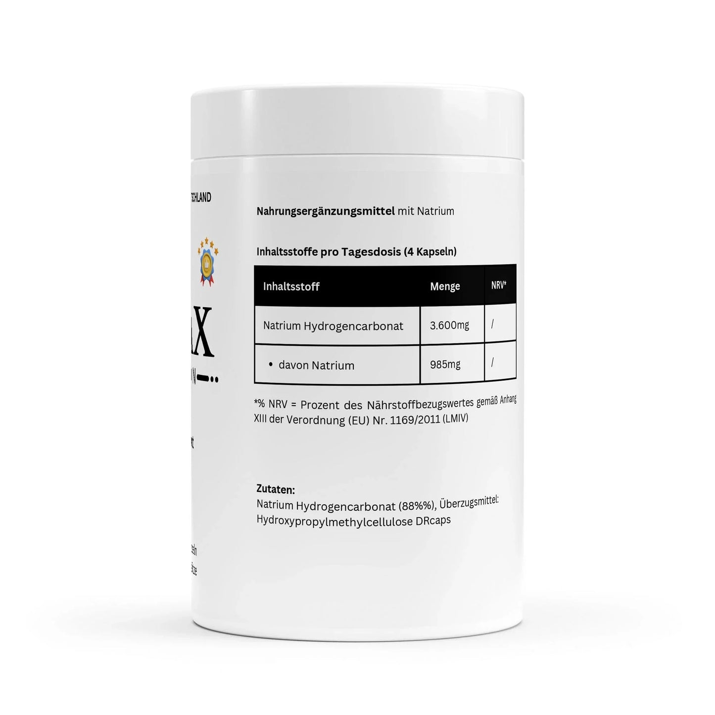 🧪 Натрон (натриев бикарбонат) – 120 капсули – Натурална алкална подкрепа – без дразнене на стомаха! С устойчиво покритие - urmax