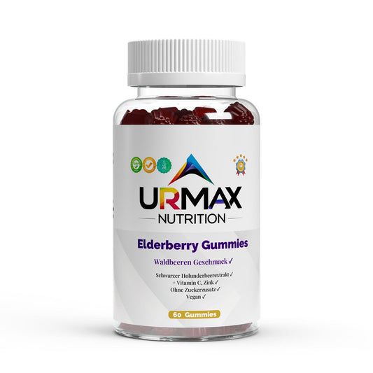 💜 Elderberry + Vitamin C + Цинк Gummies –Имунна защита. Енергия. Вкус! 60 дъвчащи бонбона - urmax