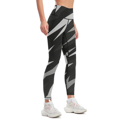 Shadow Motion Yoga Leggings – Silver Phantom