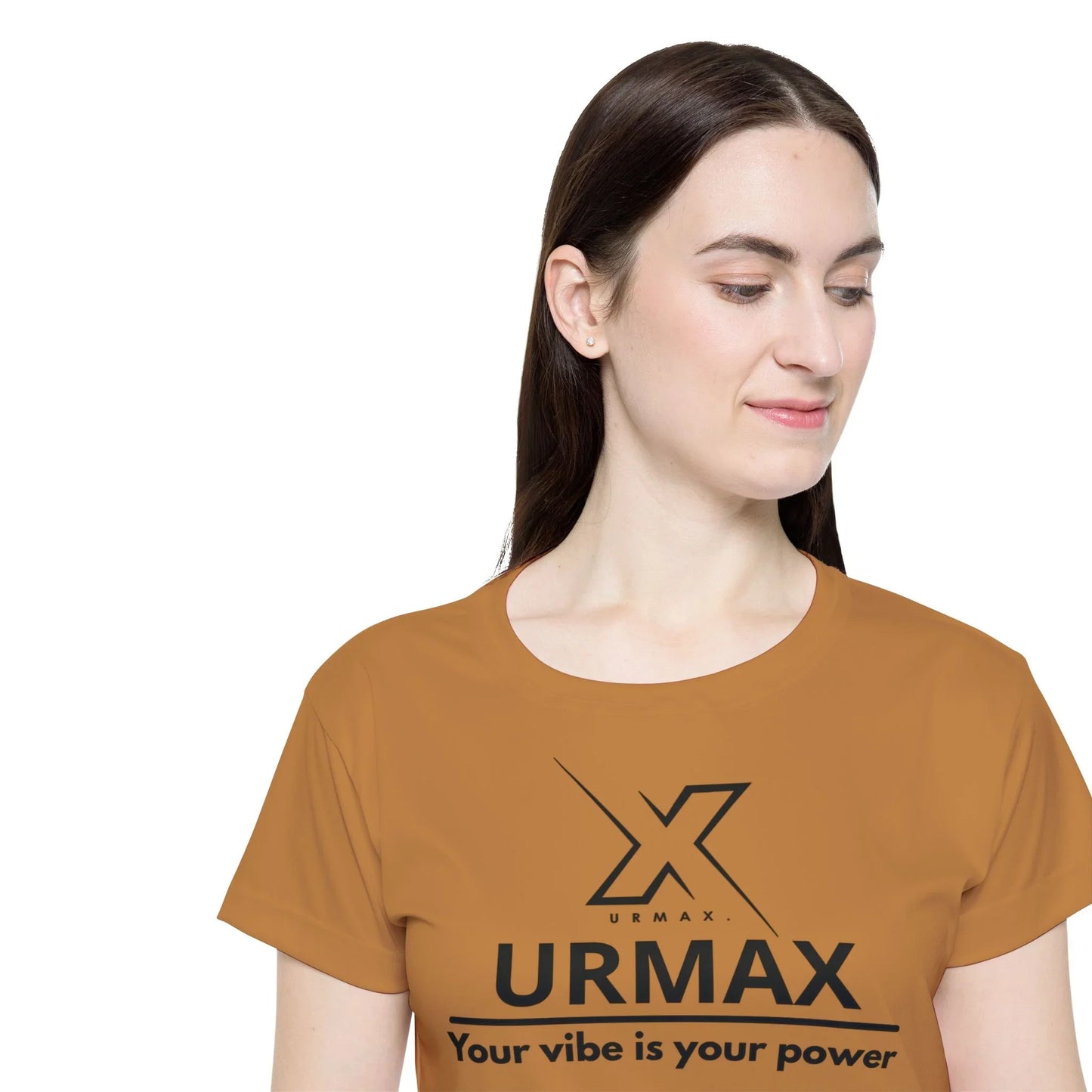 URMAX™ Women's Sports Tee – Your Vibe Is Your Power | Fitness Wear with Style - urmax