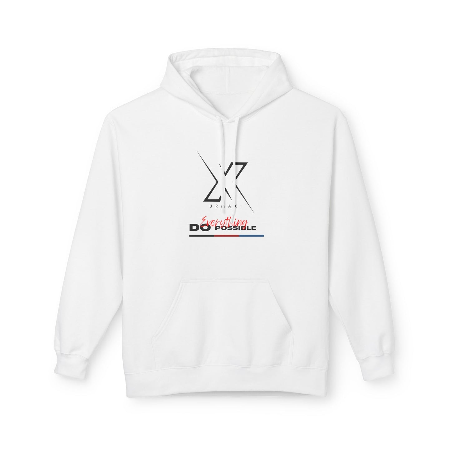 URMAX™ Unisex Hoodie “Do Everything Possible” – White