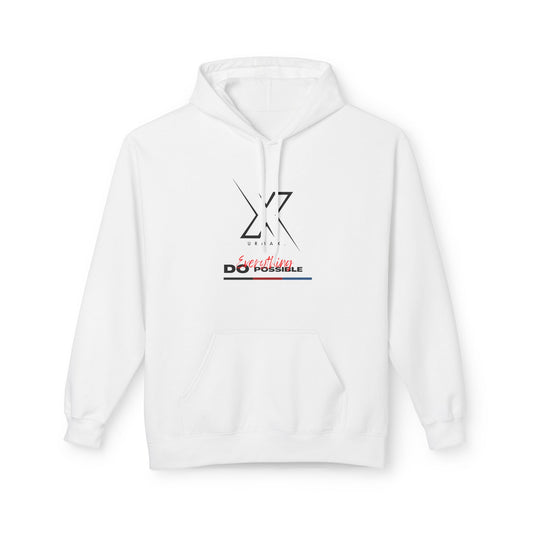 URMAX™ Unisex Hoodie “Do Everything Possible” – White