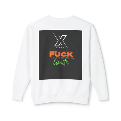 Crewneck Sweatshirt — “F**k Limits” Bold Graphic Crewneck 