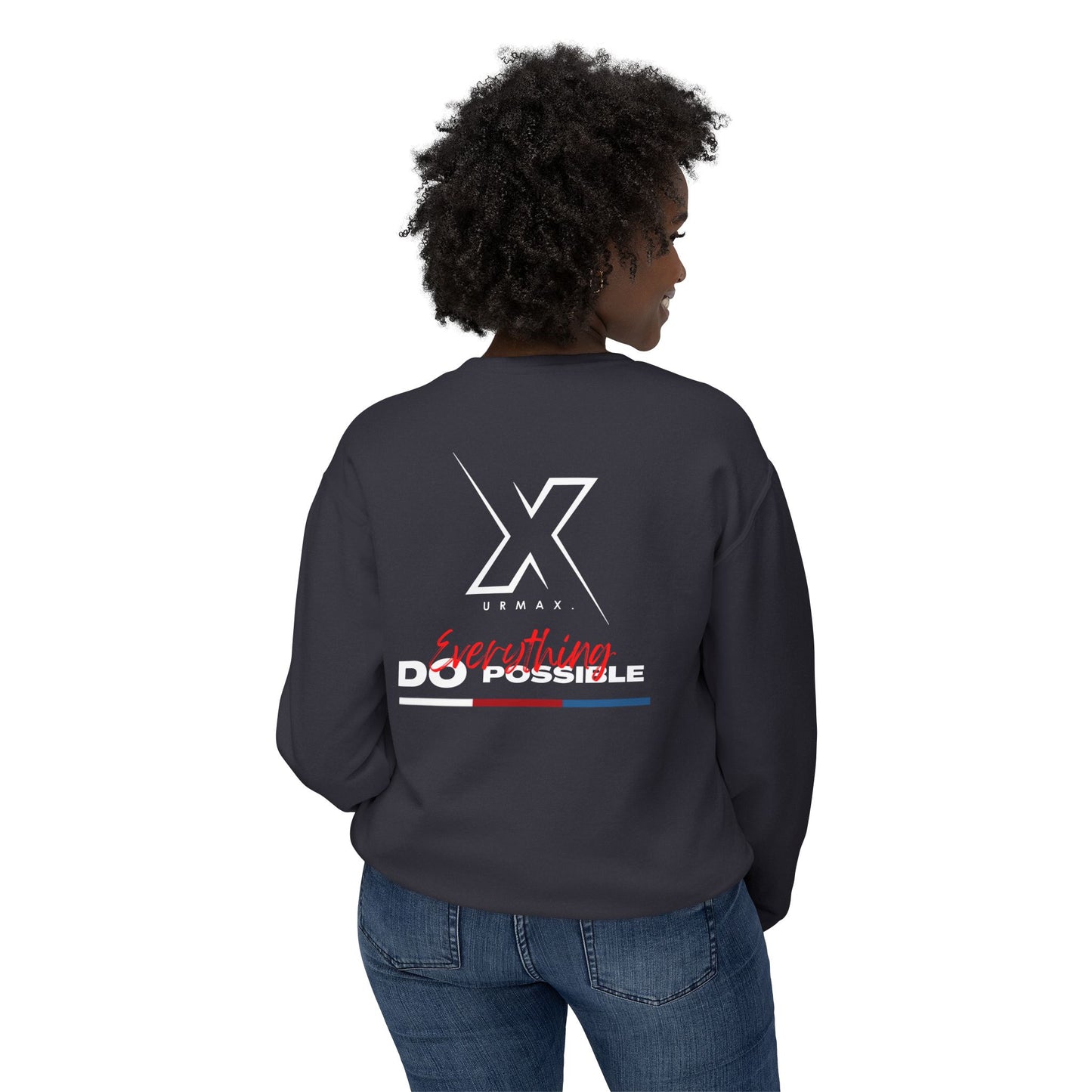 URMAX™ Motivational Crewneck Sweatshirt – "Everything is Possible"