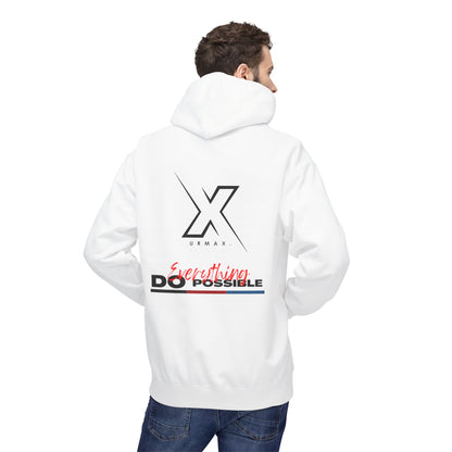 URMAX™ Unisex Hoodie “Do Everything Possible” – White