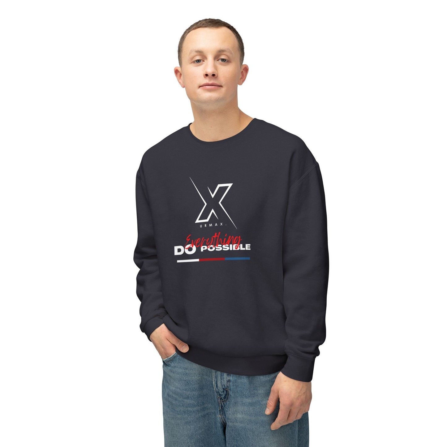 URMAX™ Motivational Crewneck Sweatshirt – "Everything is Possible"