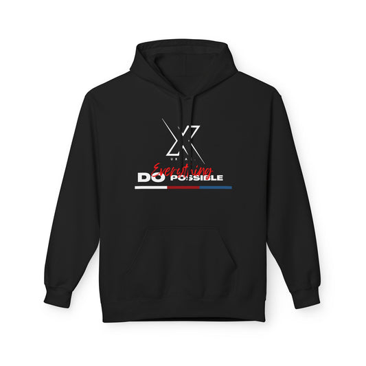 URMAX™ Motivational Fleece Hoodie – “Do Everything Possible”