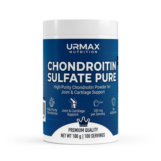 Urmax Nutrition Chondroitin Sulfate Pure supplement powder jar for joint support
