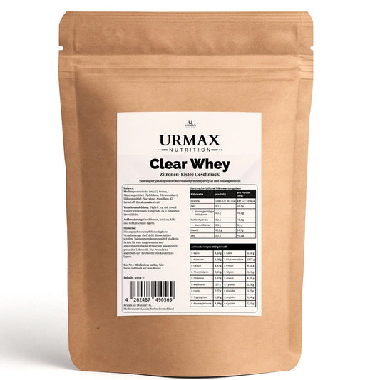 🍋 Clear Whey Protein – Ice Tea Lemon – 500 g - urmax