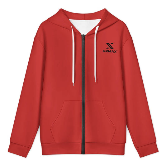 URMAX™ Herren Urban Zip Sweatshirt – FireBrick Edition