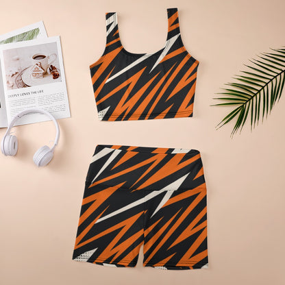 Electric Tiger Yoga Vest Set – енергия, стил и движение без граници