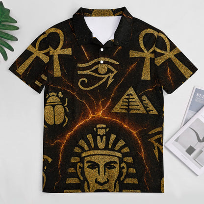 Pharaoh Fire Polo Shirt – огнена енергия и древна сила