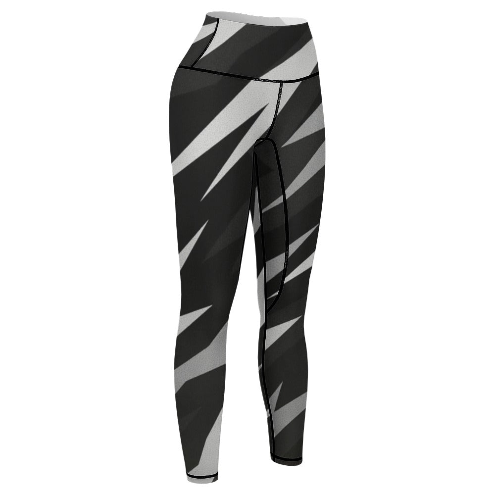 Shadow Motion Yoga Leggings – Silver Phantom