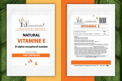 💎 VITAMIN E 250 mg (340 IE) – 100 Kapseln | Waldvitamin