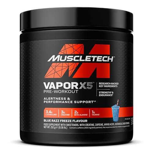 ⚡ MuscleTech Vapor X5 Pre-Workout | 252 г | 30 Дози | Бустер за Енергия и Издръжливост - urmax