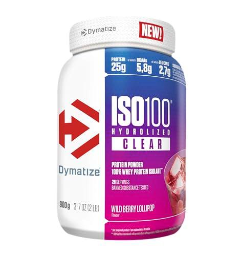 Dymatize ISO 100 Hydrolyzed Clear – 900g | 28 Порции | Различни плодови вкусове 🍓 🔹 Висококачествен хидролизиран суроватъчен протеин изолат за максимално възстановяване! - urmax