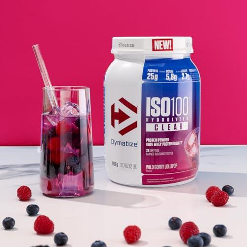 Dymatize ISO 100 Hydrolyzed Clear – 900g | 28 Порции | Различни плодови вкусове 🍓 🔹 Висококачествен хидролизиран суроватъчен протеин изолат за максимално възстановяване! - urmax