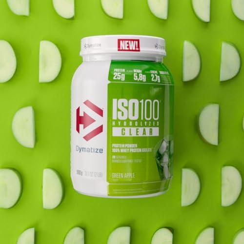 Dymatize ISO 100 Hydrolyzed Clear – 900g | 28 Порции | Различни плодови вкусове 🍓 🔹 Висококачествен хидролизиран суроватъчен протеин изолат за максимално възстановяване! - urmax