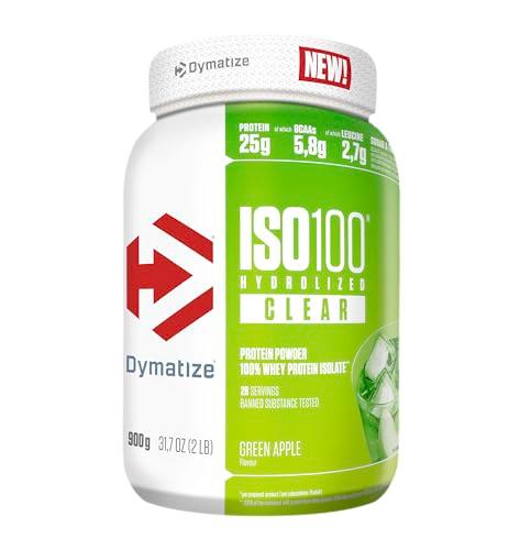 Dymatize ISO 100 Hydrolyzed Clear – 900g | 28 Порции | Различни плодови вкусове 🍓 🔹 Висококачествен хидролизиран суроватъчен протеин изолат за максимално възстановяване! - urmax