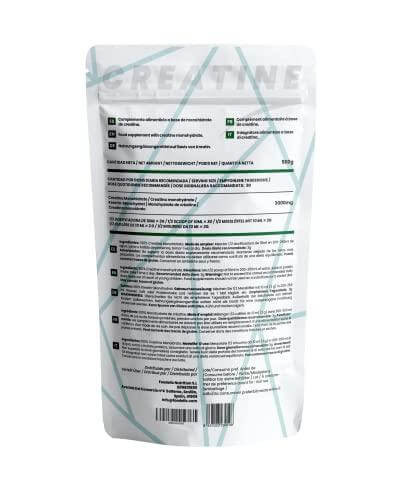 💪 Foodelis Creatin Monohydrat Pulver | 500g | 100% Чист Микронизиран Креатин | Без ГМО и Веган ✅ Подкрепете силата, издръжливостта и мускулния растеж с висококачествен креатин-монохидрат! - urmax