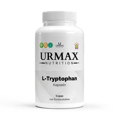 🌿 L-Tryptophan 90 капсули - Спокойствие. Баланс. По-добър сън. - urmax