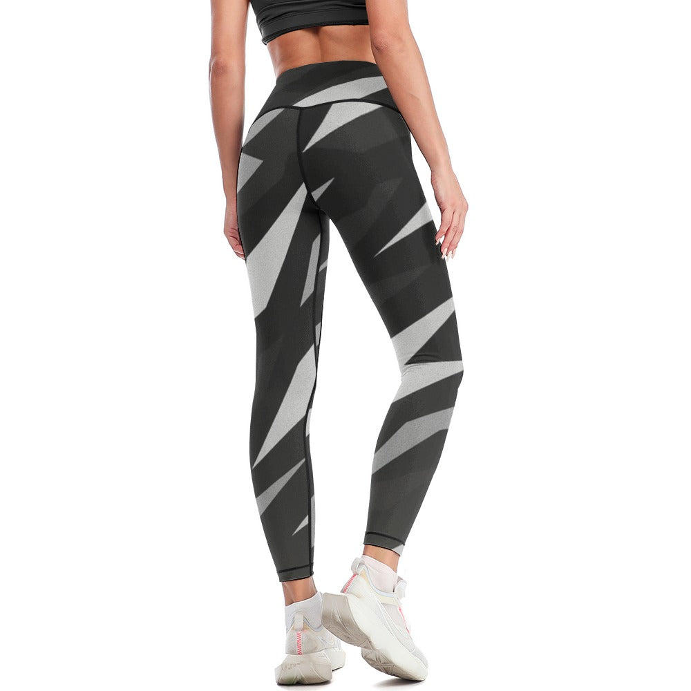 Shadow Motion Yoga Leggings – Silver Phantom