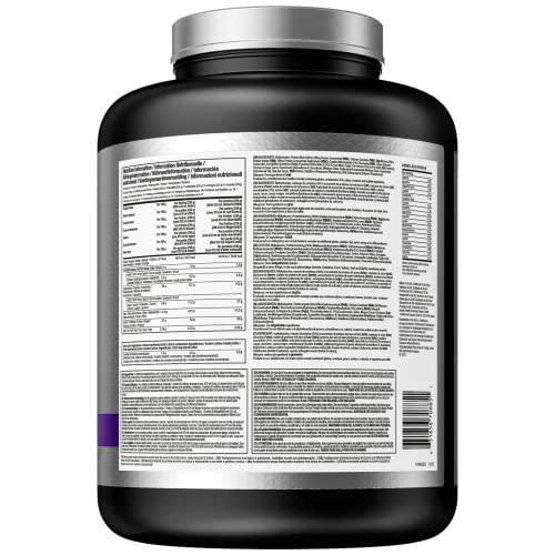 MuscleTech MassTech Elite Proteinpulver, Baut Muskelgröße Und -Stärke Auf, Molkenisola Massenproteinpulver Mit 3 g Kreatin, 80 g Protein, 18 g BCAA, 14 Portionen, 3,2 kg - urmax