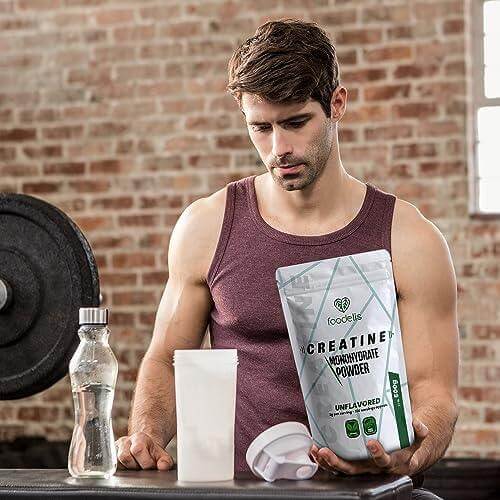 💪 Foodelis Creatin Monohydrat Pulver | 500g | 100% Чист Микронизиран Креатин | Без ГМО и Веган ✅ Подкрепете силата, издръжливостта и мускулния растеж с висококачествен креатин-монохидрат! - urmax