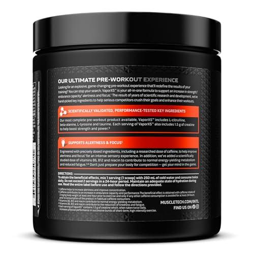 ⚡ MuscleTech Vapor X5 Pre-Workout | 252 г | 30 Дози | Бустер за Енергия и Издръжливост - urmax
